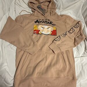 Nickelodeon Avatar The Last Airbender Tan Pullover Hoodie. D13